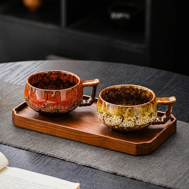 Tasses À Café En Céramique Glaçure Au Four