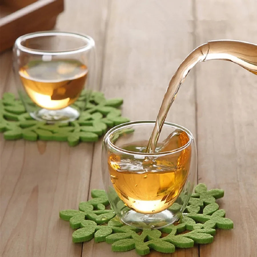 Tasses à Espresso en Verre Double Paroi 80 Ml