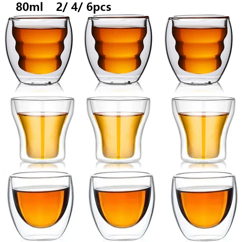 Tasses À Espresso En Verre Double Paroi