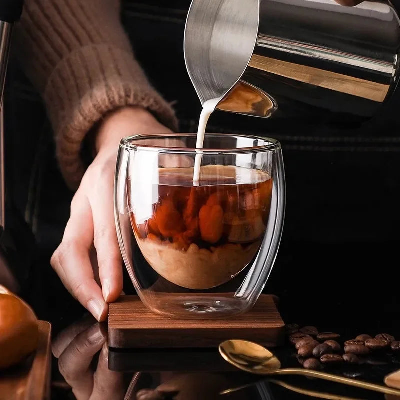 Tasses À Espresso En Verre Double Paroi