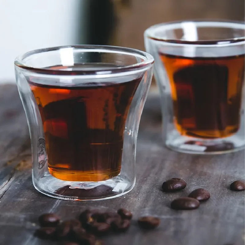 Tasses À Espresso En Verre Double Paroi