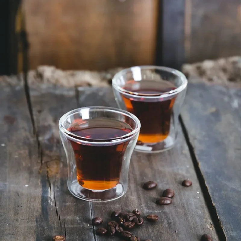 Tasses À Espresso En Verre Double Paroi