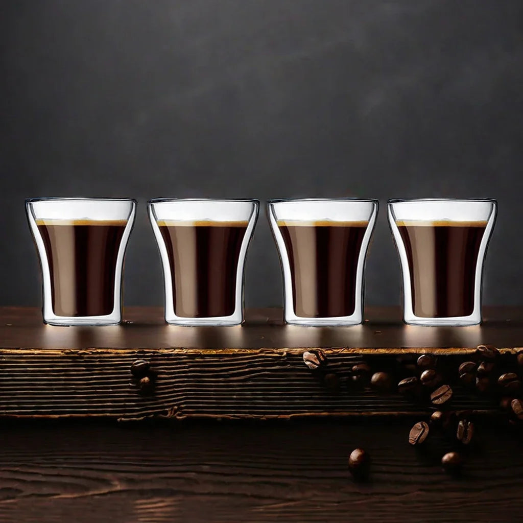 Tasses À Espresso En Verre Double Paroi