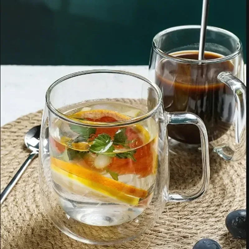 Verres À Double Paroi Résistants À La Chaleur Image